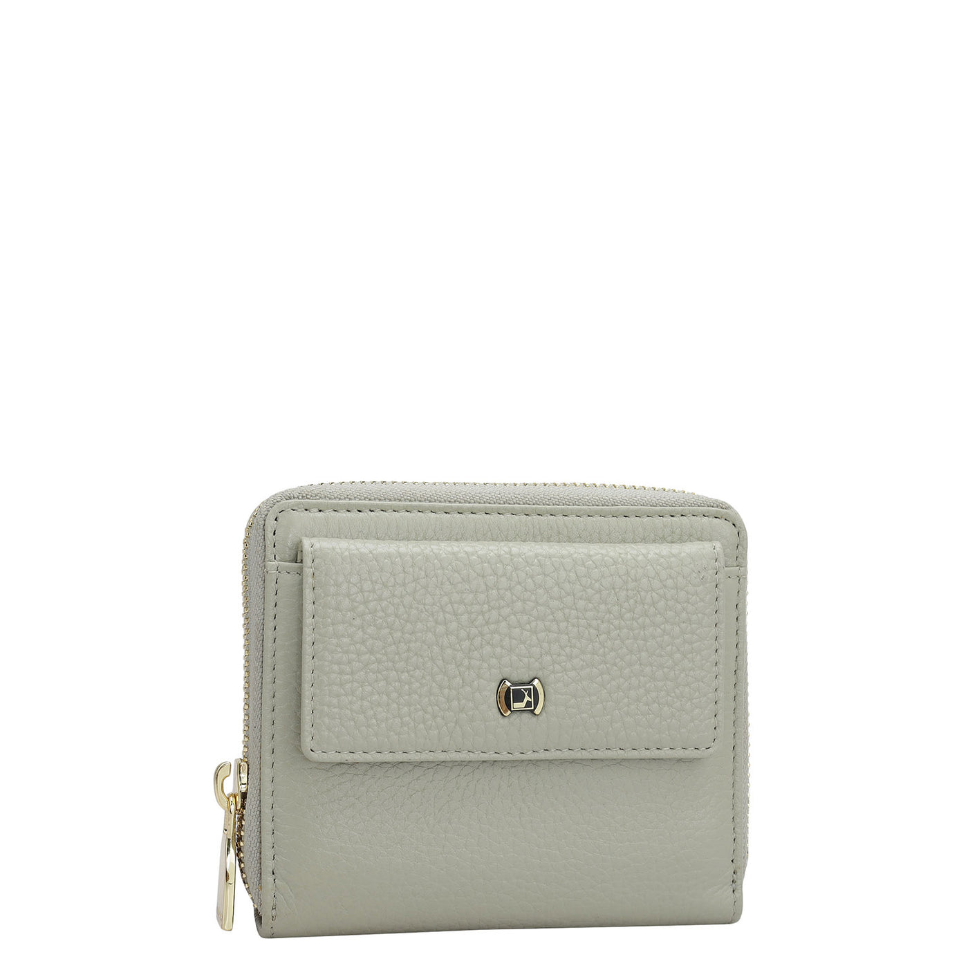 Wax Leather Ladies Wallet - Khaki