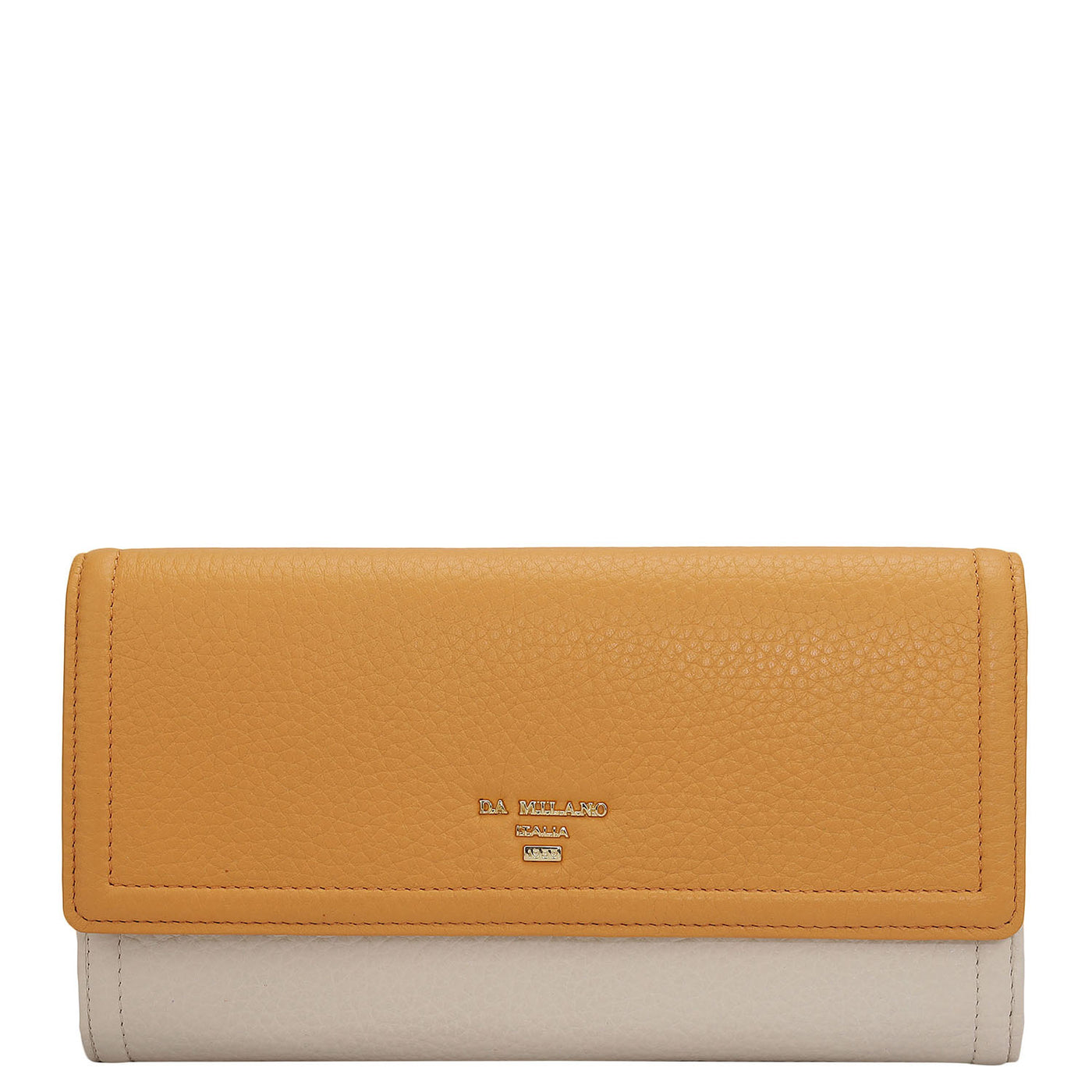 Wax Leather Ladies Wallet - Apricot Crush & Butter