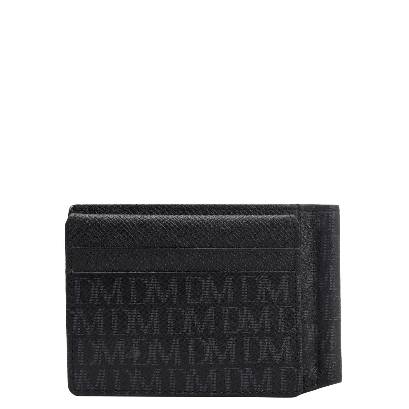 10 Slots Leather Money Clip - Black