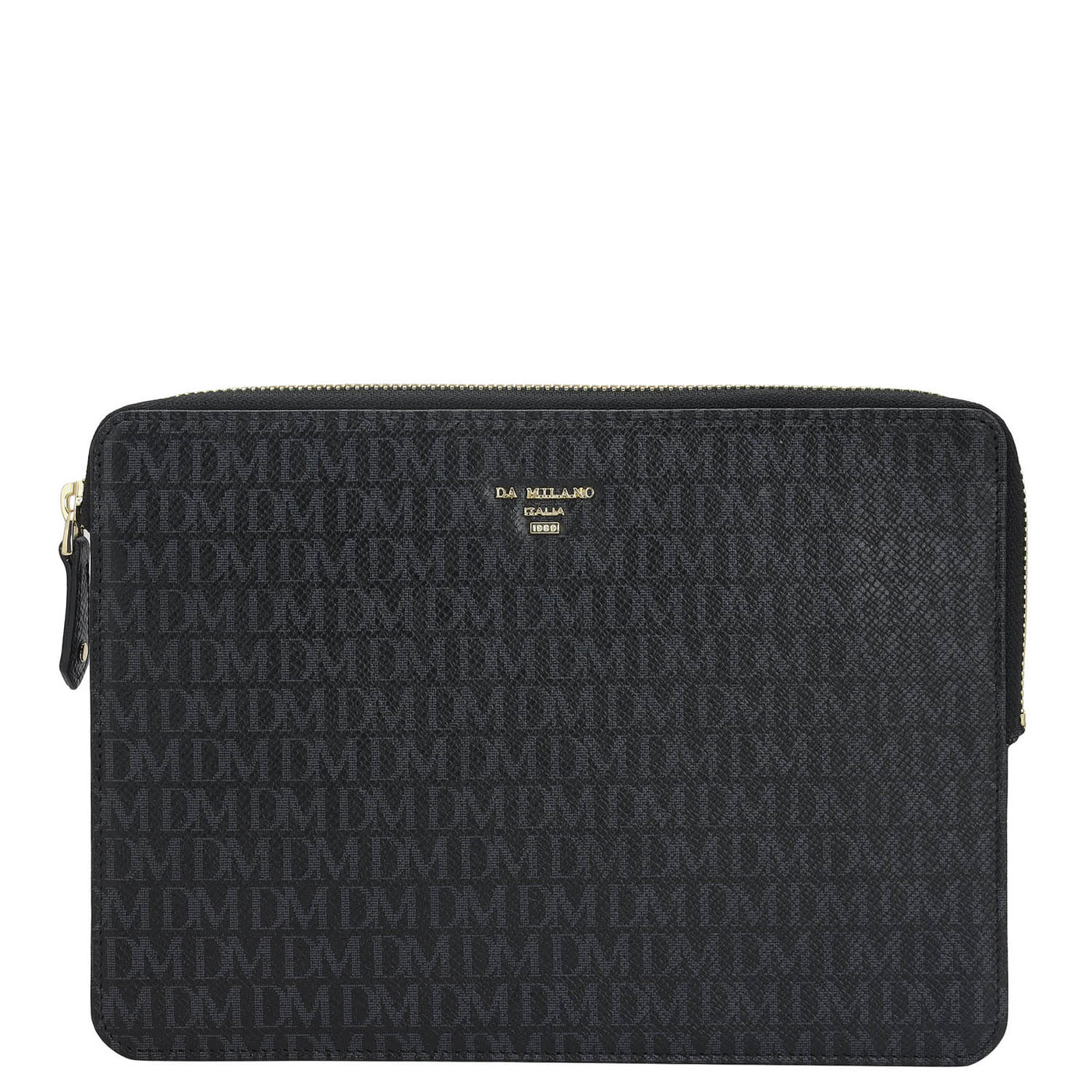 Monogram Leather Multi Pouch - Black