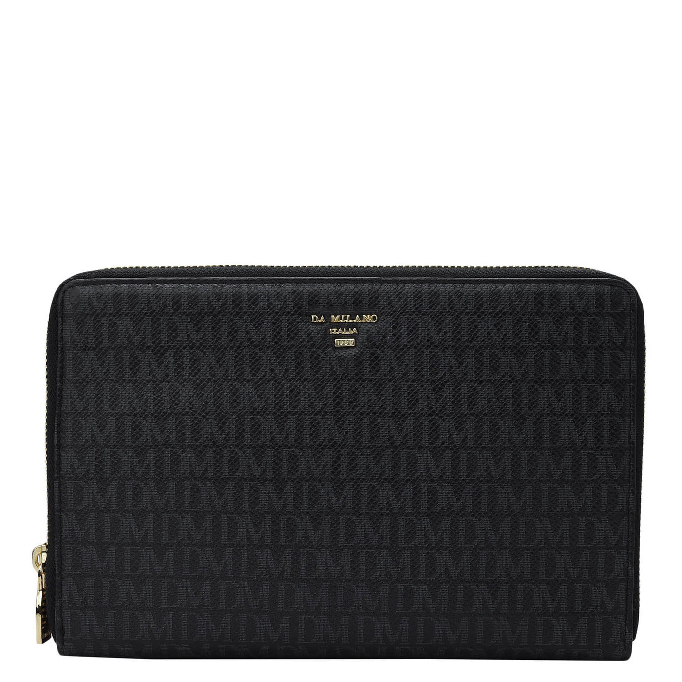 Monogram Leather Multi Pouch - Black