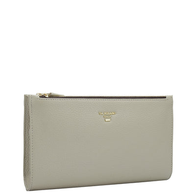 Wax Leather Multi Pouch - Khaki