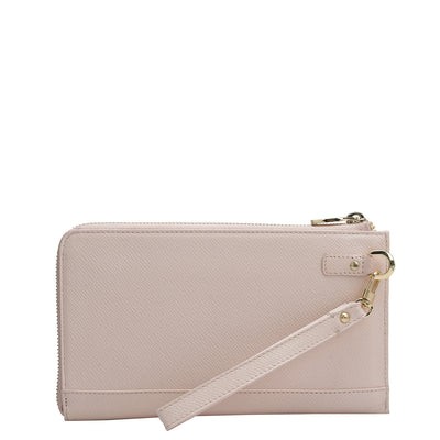 Franzy Leather Multi Pouch - Blush