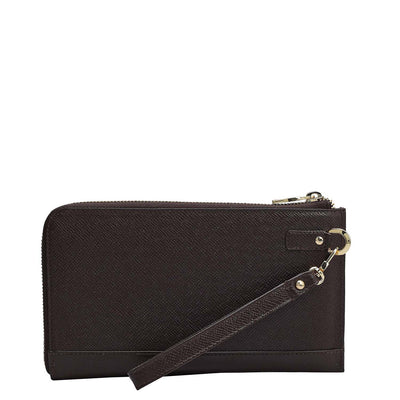 Franzy Leather Multi Pouch - Chocolate