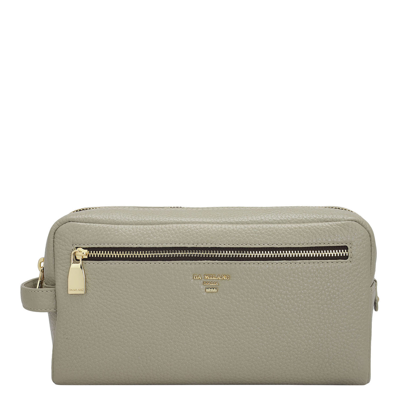 Wax Leather Multi Pouch - Khaki