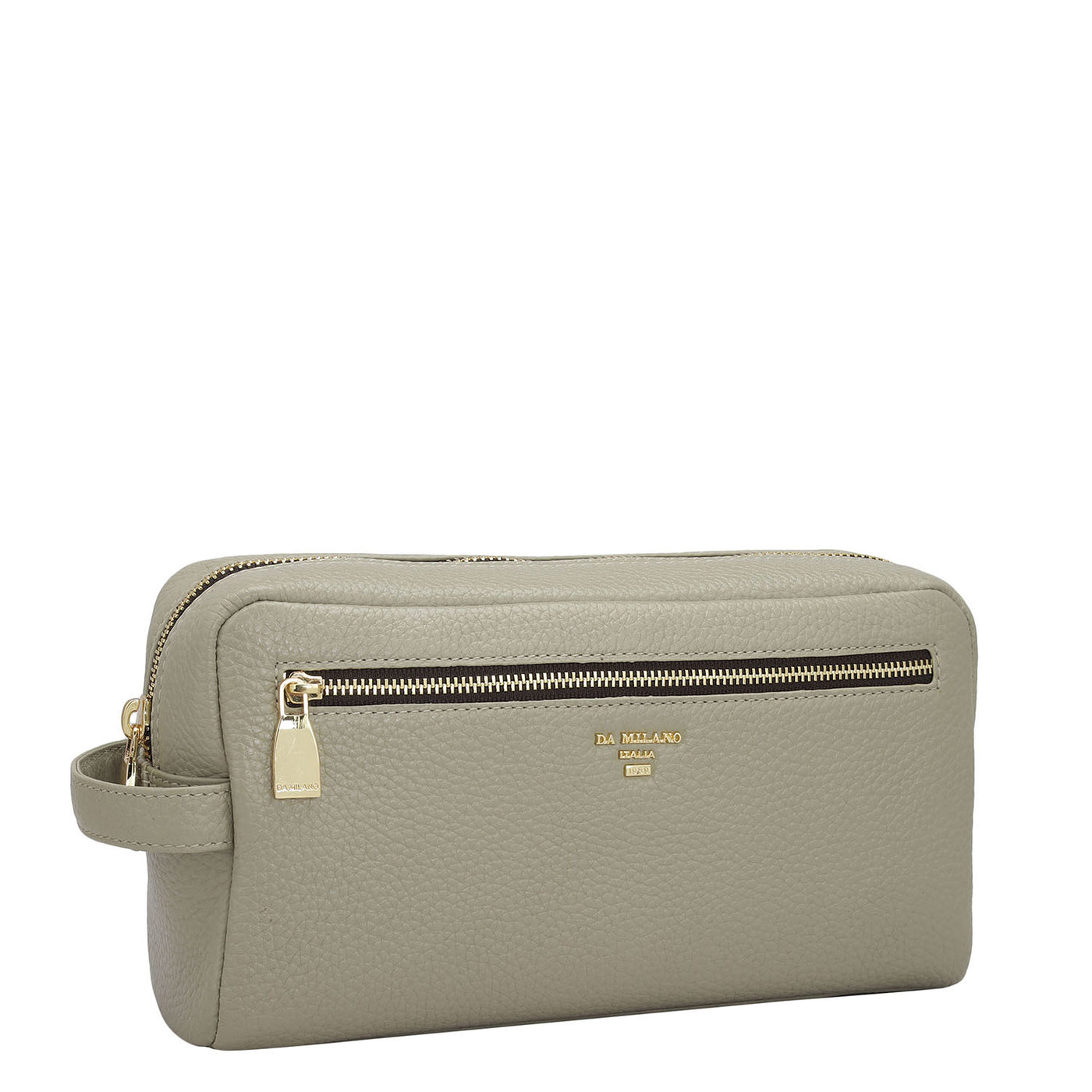 Wax Leather Multi Pouch - Khaki