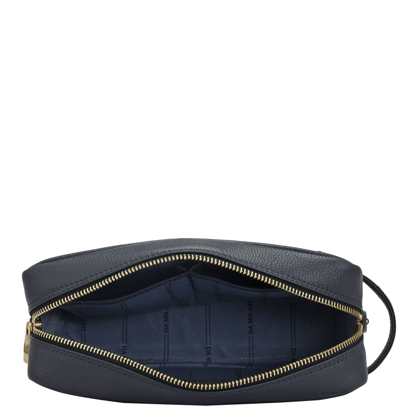 Wax Leather Multi Pouch - Navy