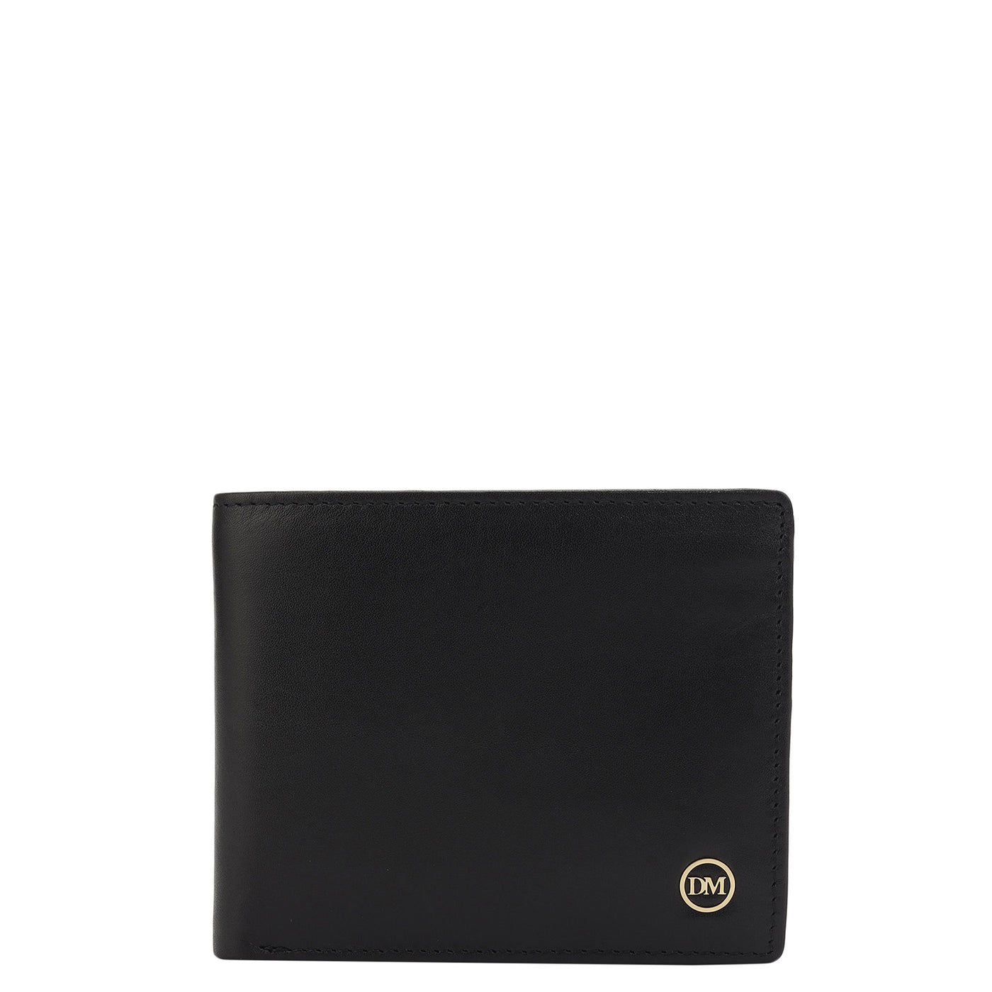 Black Bifold Leather Mens Wallet