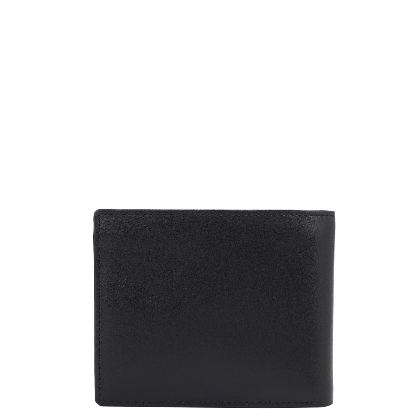 Black Bifold Leather Mens Wallet