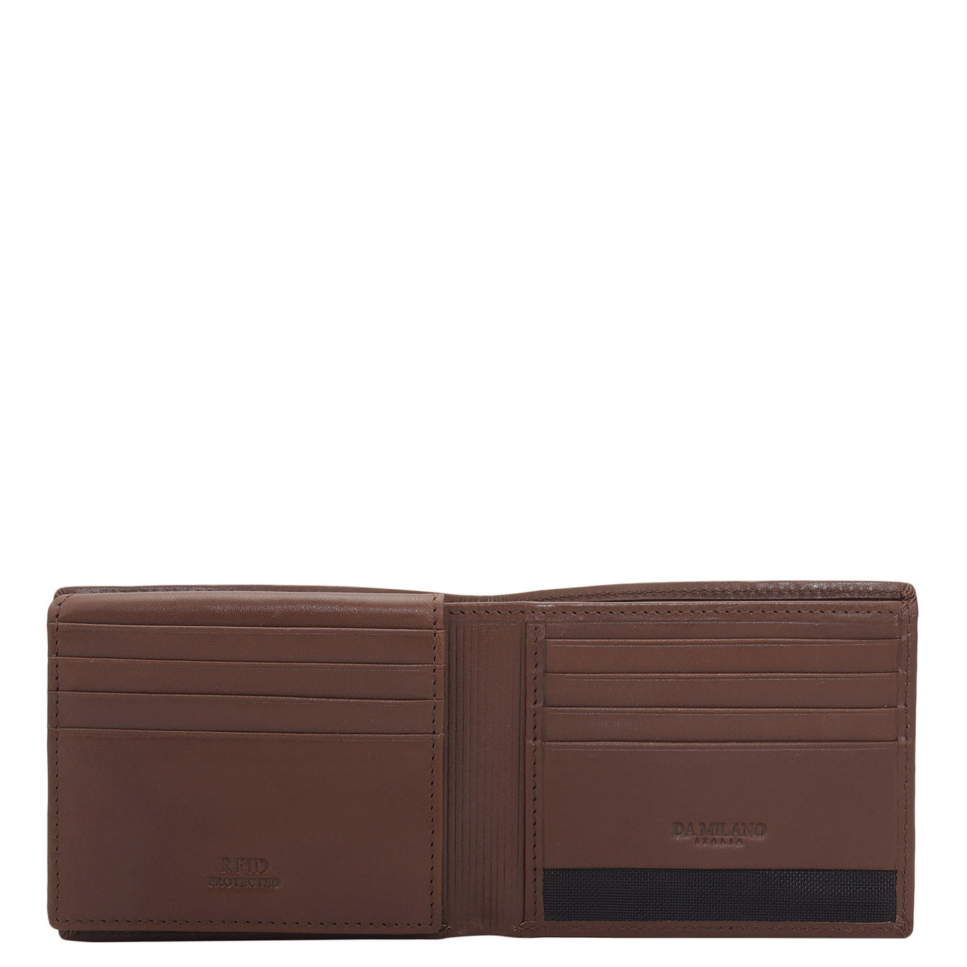 Brown Bifold Leather Mens Wallet