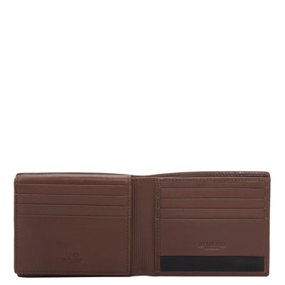 Brown Bifold Leather Mens Wallet