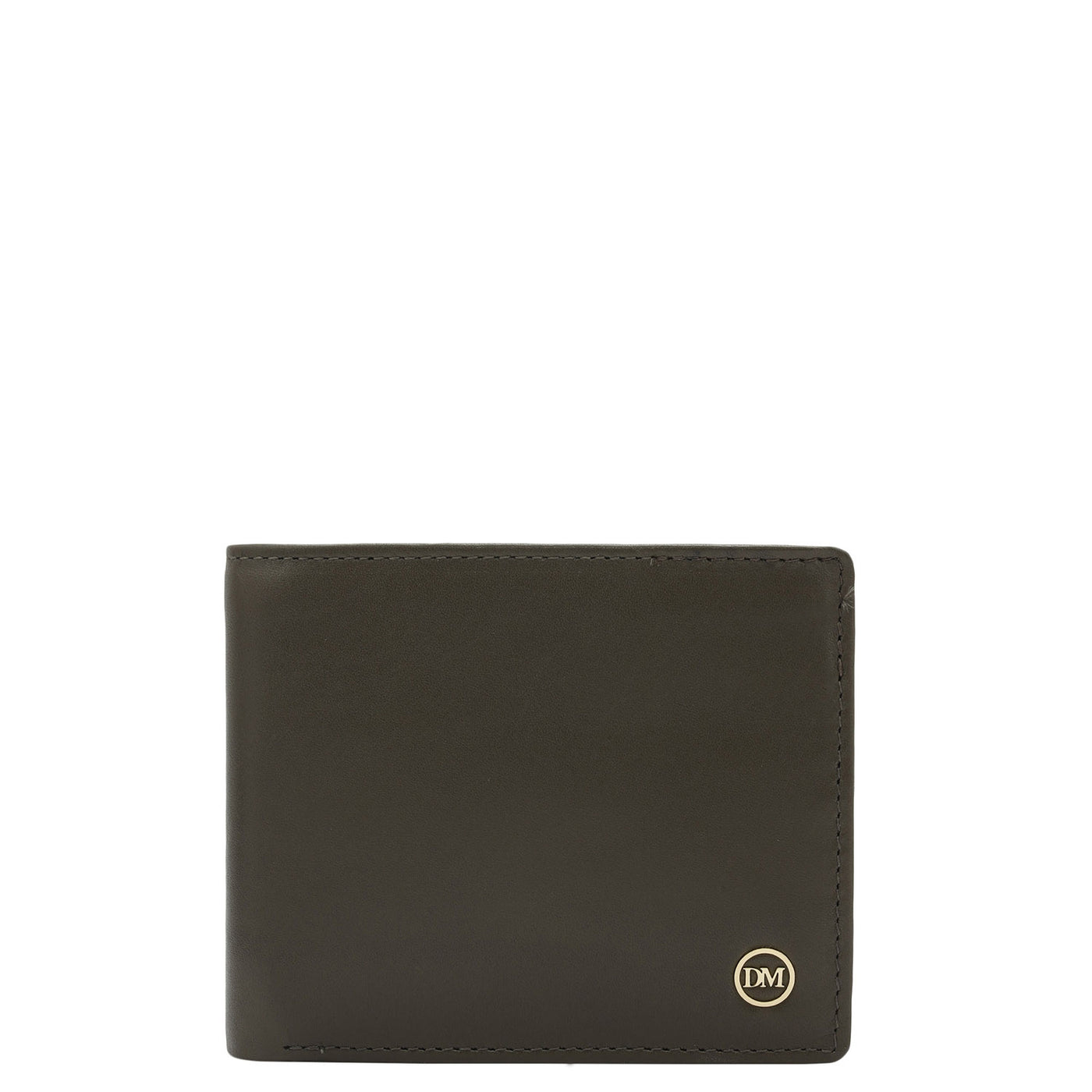 Olive Bifold Leather Mens Wallet