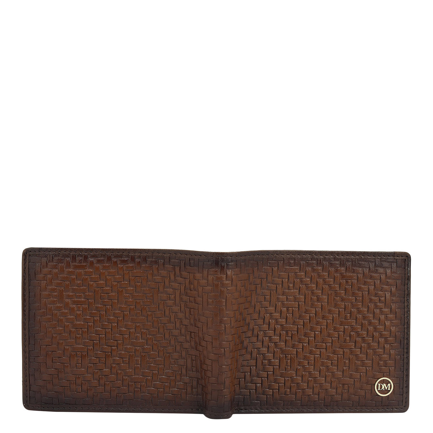 Cognac Bifold Leather Mens Wallet