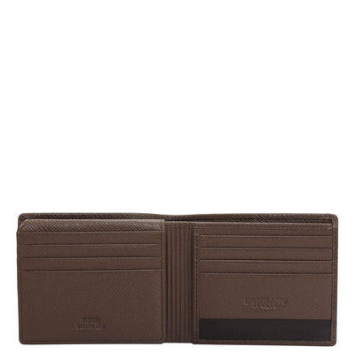 Date Bifold Leather Mens Wallet