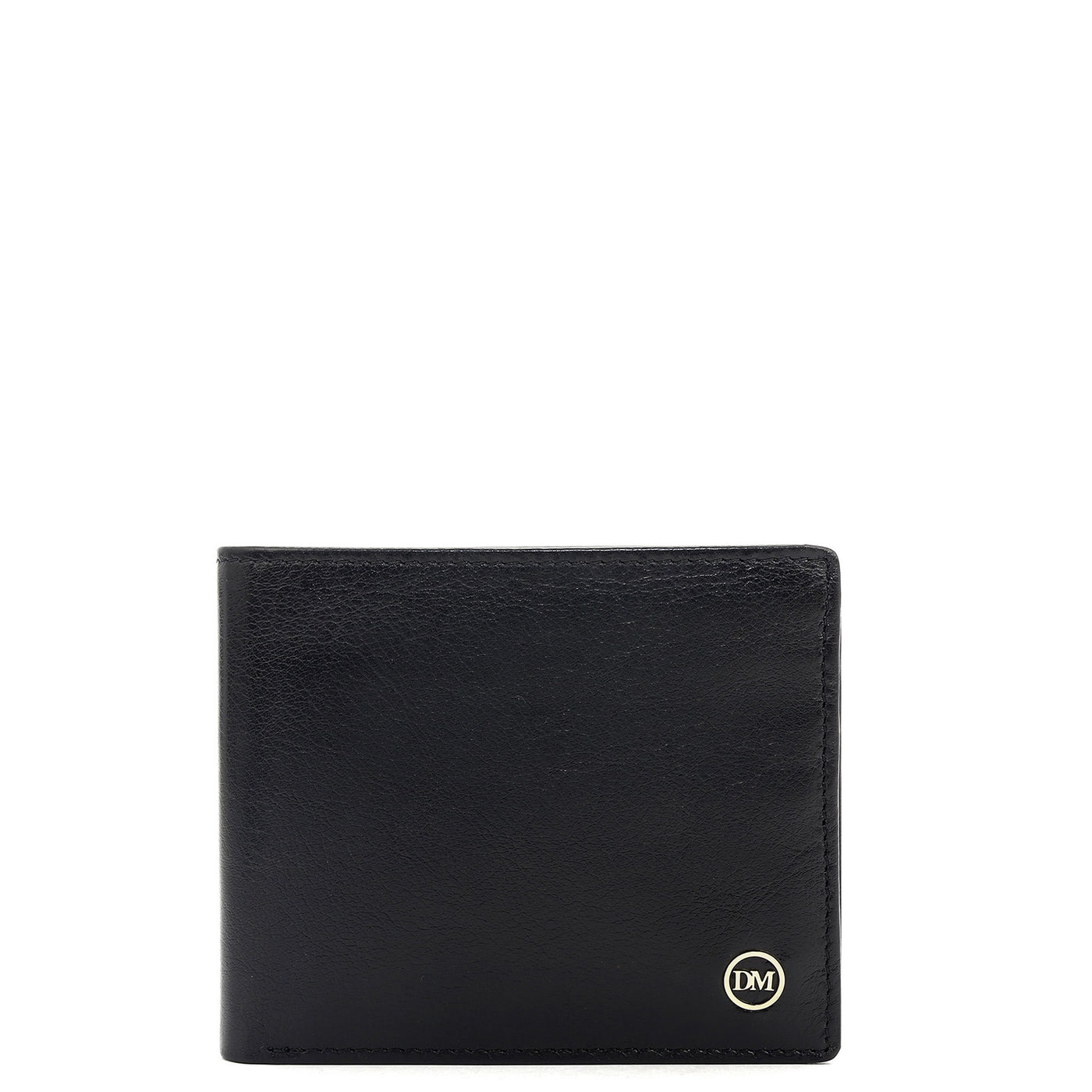 Black Bifold Leather Mens Wallet