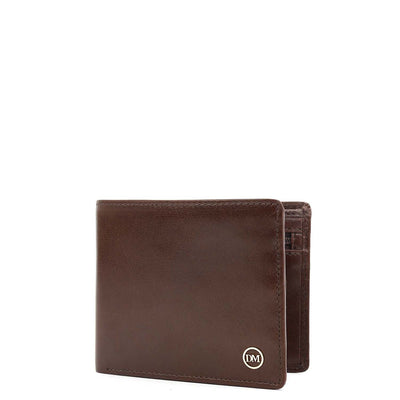 Brown Bifold Leather Mens Wallet