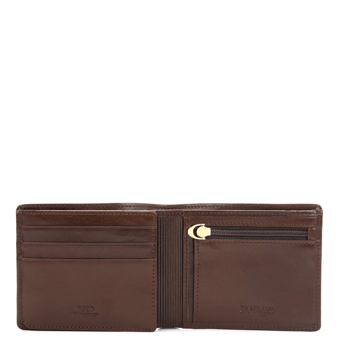 Brown Bifold Leather Mens Wallet