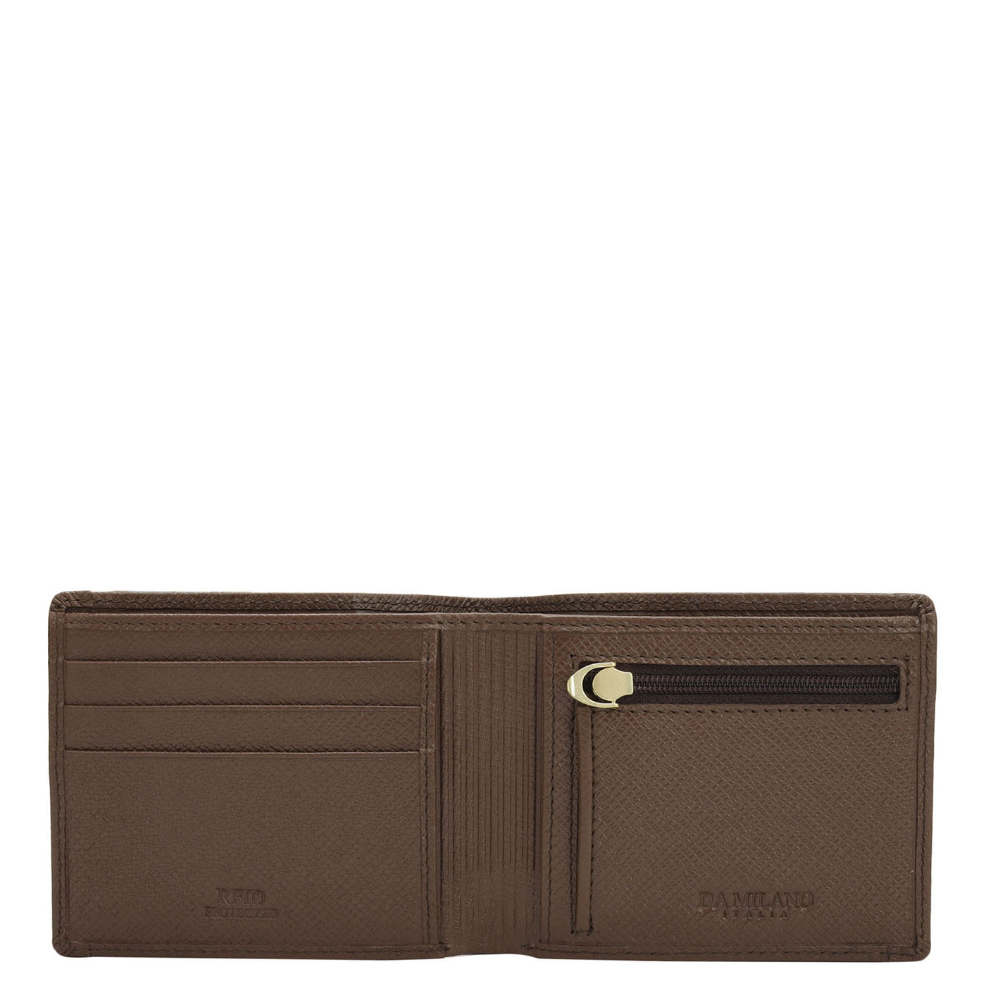 Date Bifold Leather Mens Wallet