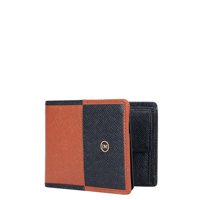 Rust Bifold Leather Mens Wallet