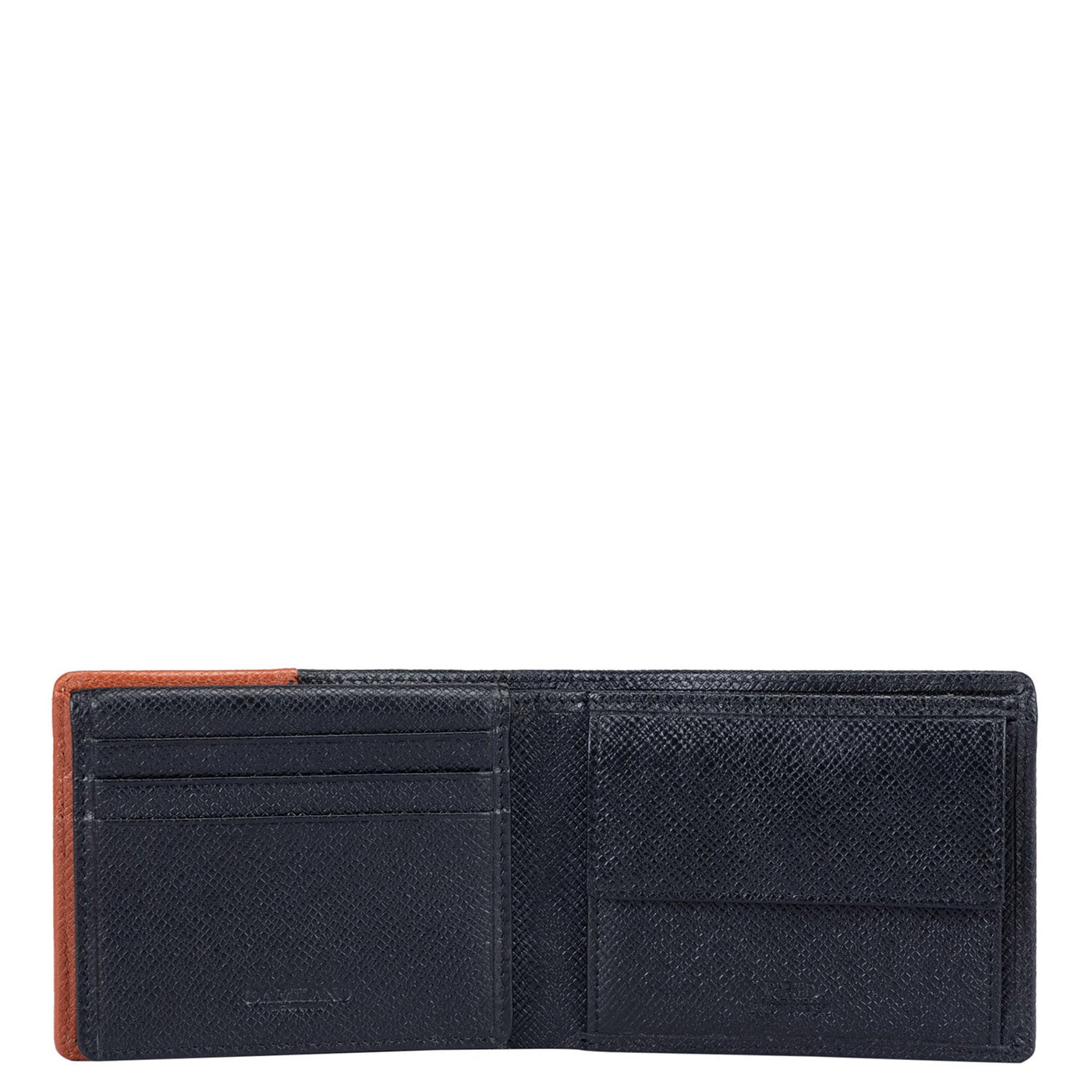 Rust Bifold Leather Mens Wallet