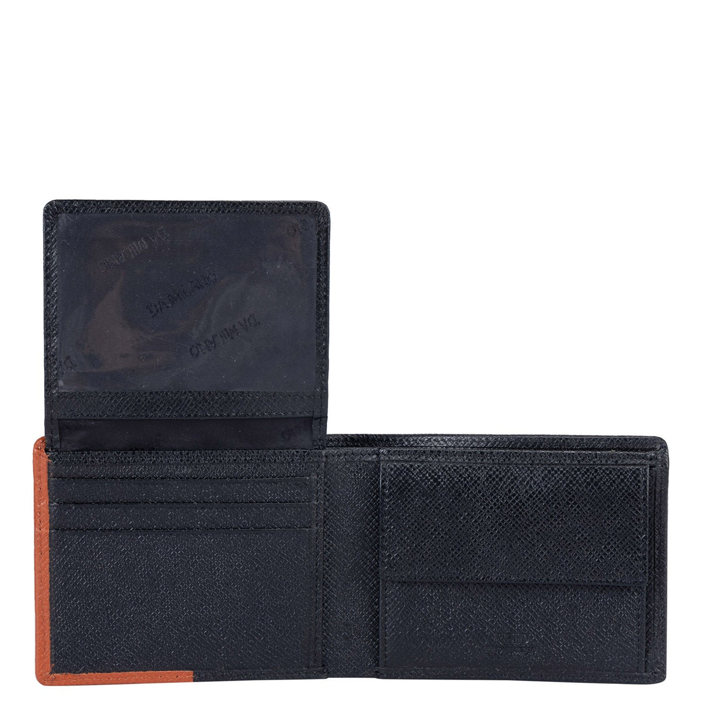 Rust Bifold Leather Mens Wallet