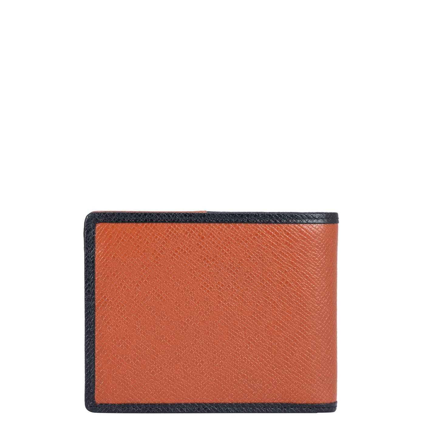 Rust Bifold Leather Mens Wallet