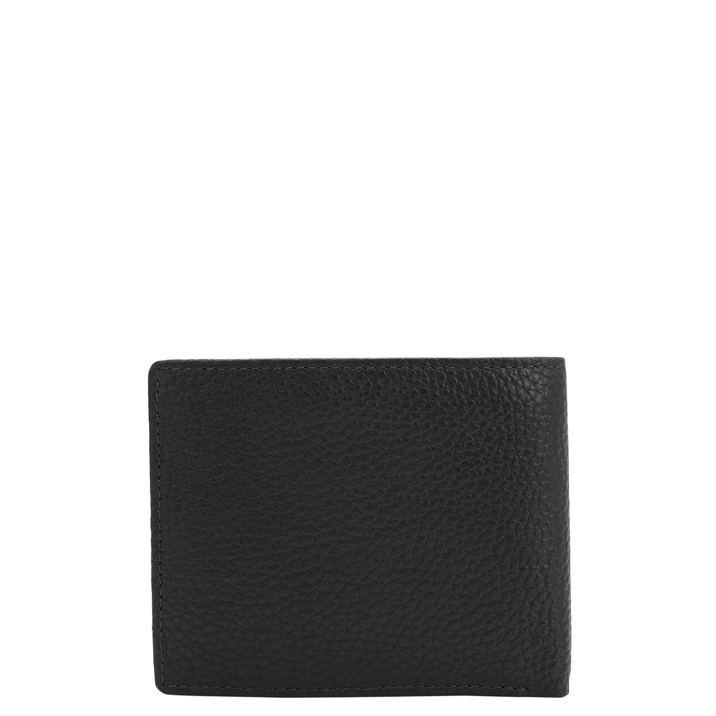 Black Bifold Leather Mens Wallet