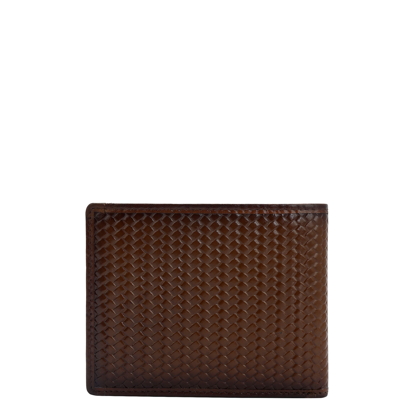 Cognac Bifold Leather Mens Wallet