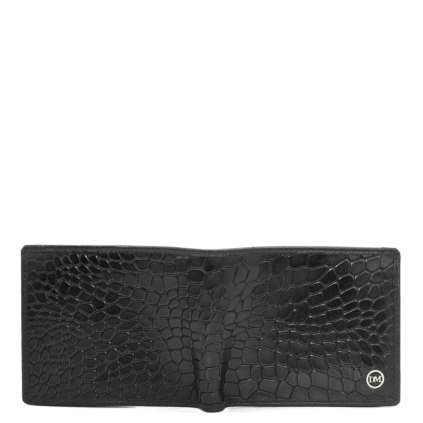 Black Bifold Leather Mens Wallet