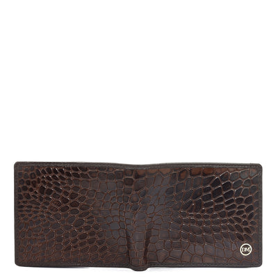 Brown Bifold Leather Mens Wallet