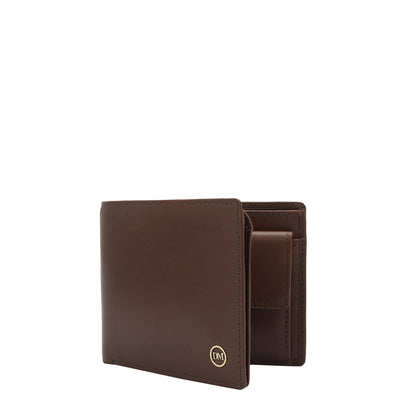 Brown Bifold Leather Mens Wallet