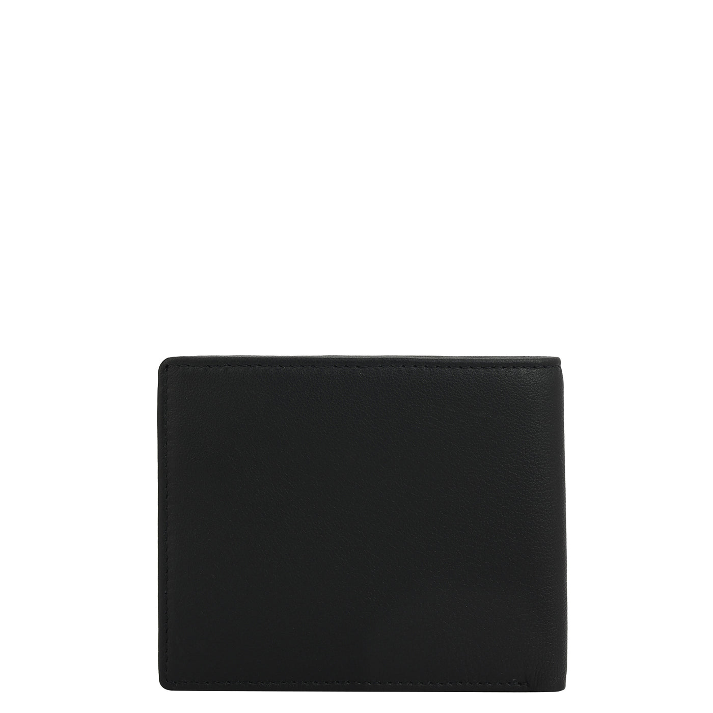 Black Bifold Leather Mens Wallet