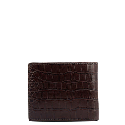 Brown Bifold Leather Mens Wallet