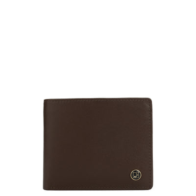 Brown Bifold Leather Mens Wallet