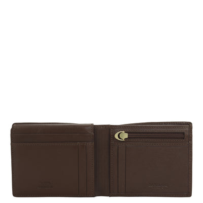 Brown Bifold Leather Mens Wallet