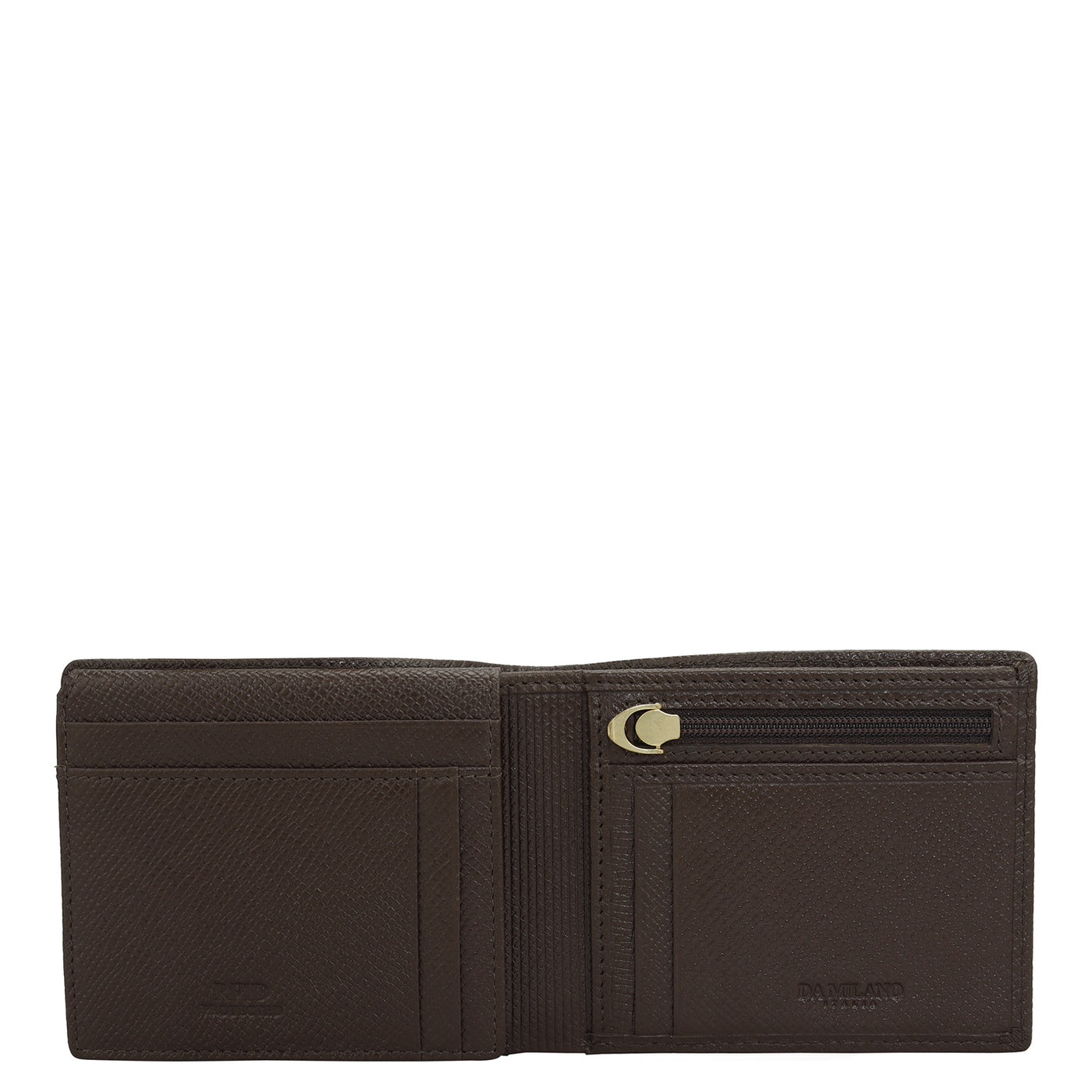 Chocolate Bifold Leather Mens Wallet