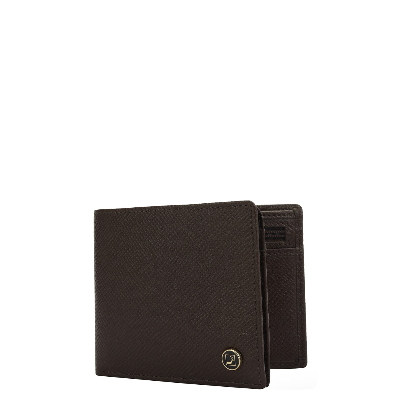 Chocolate Bifold Leather Mens Wallet