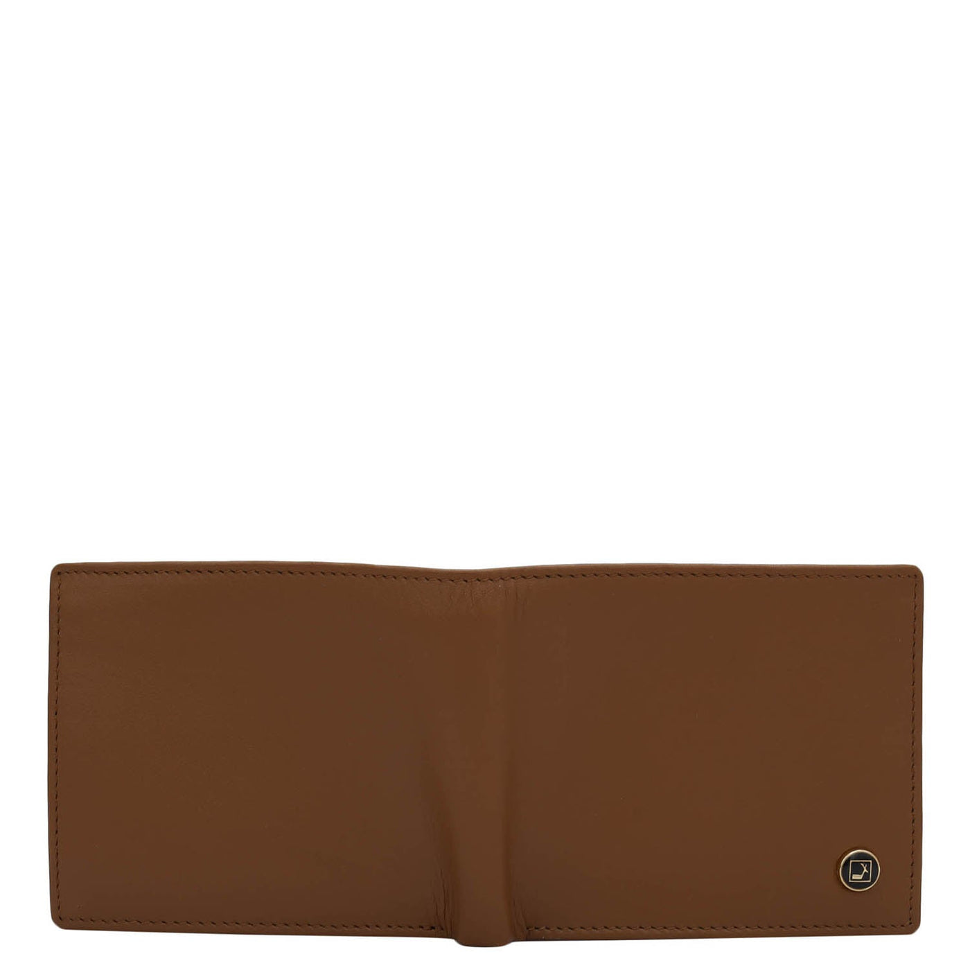 Cognac Bifold Leather Mens Wallet