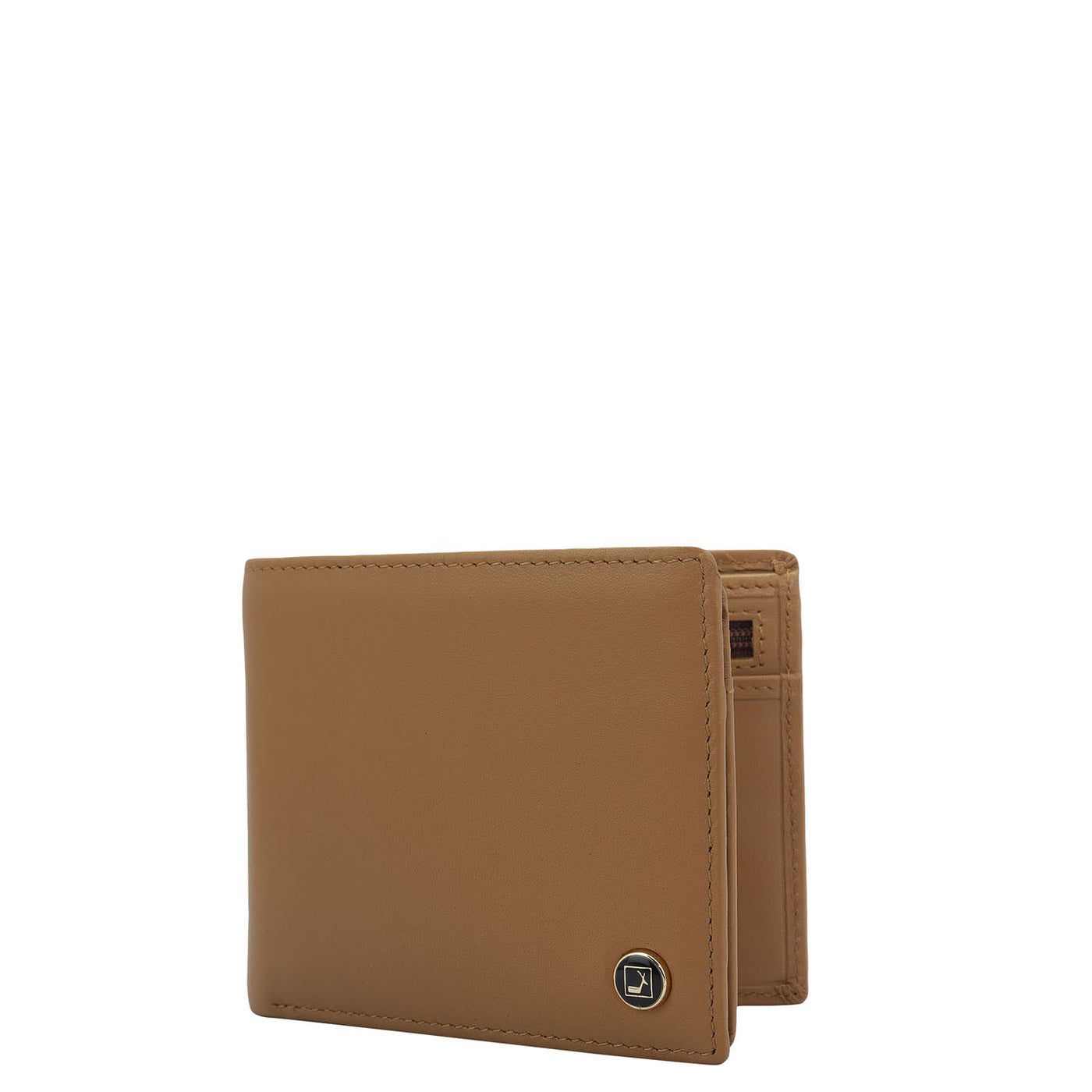 Tan Bifold Leather Mens Wallet