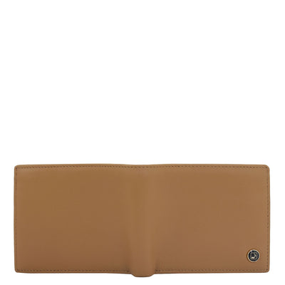 Tan Bifold Leather Mens Wallet