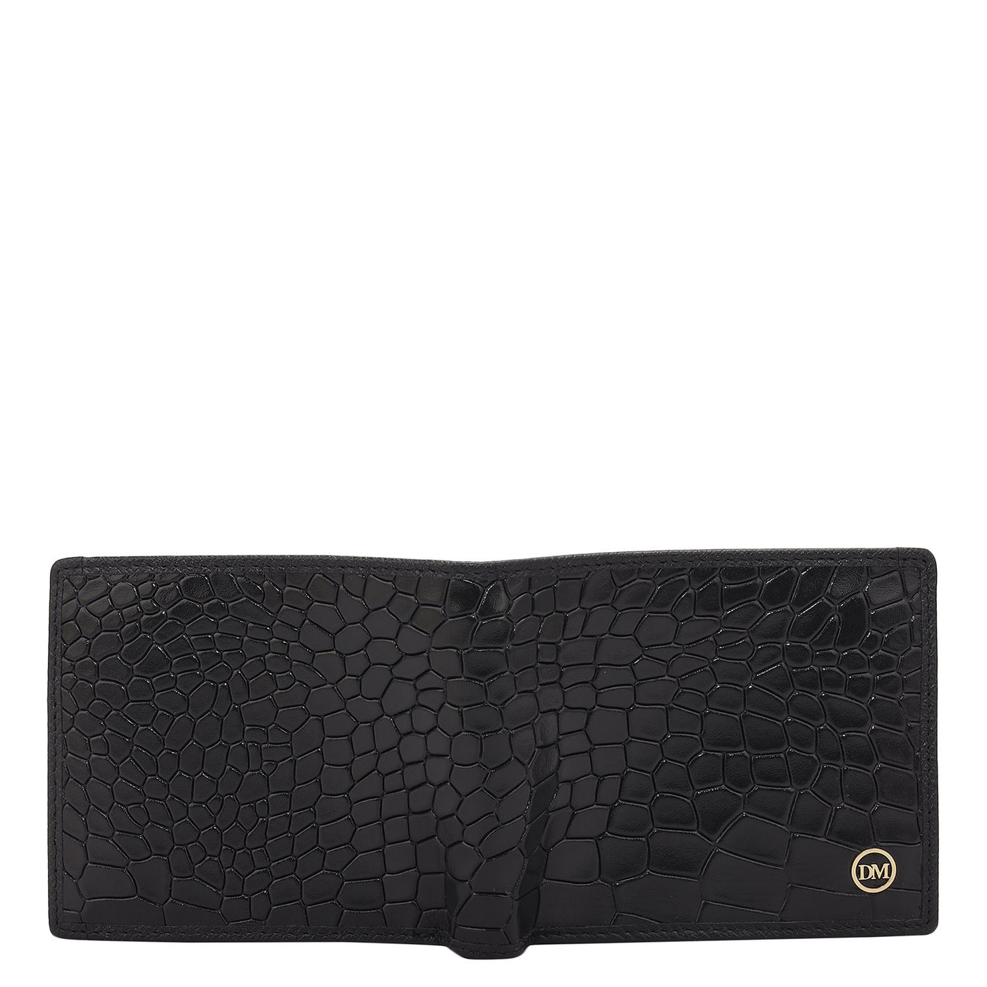 Black Bifold Leather Mens Wallet