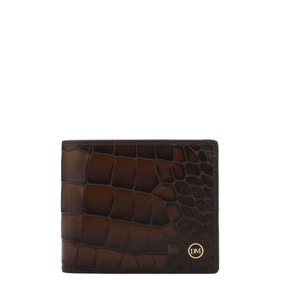 Brown Bifold Leather Mens Wallet