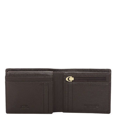 Brown Bifold Leather Mens Wallet