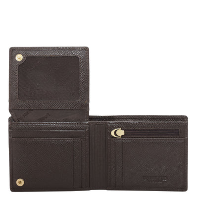 Brown Bifold Leather Mens Wallet