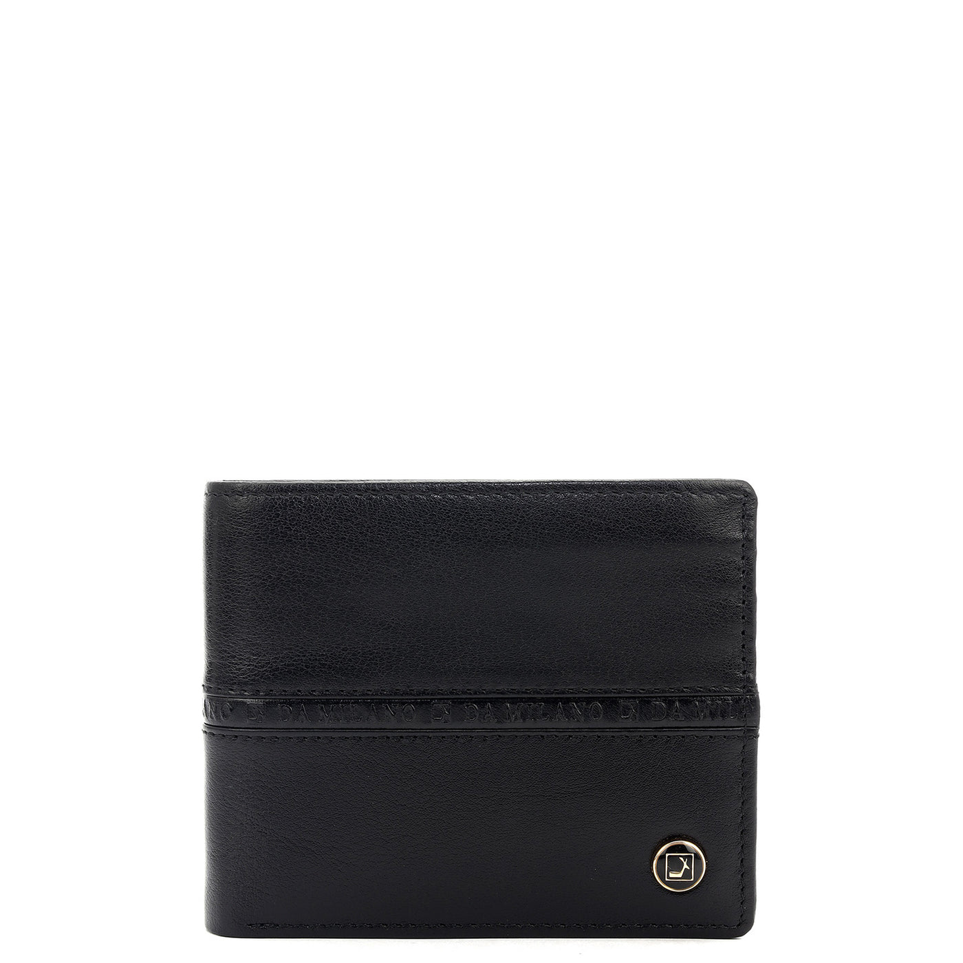 Black Bifold Leather Mens Wallet