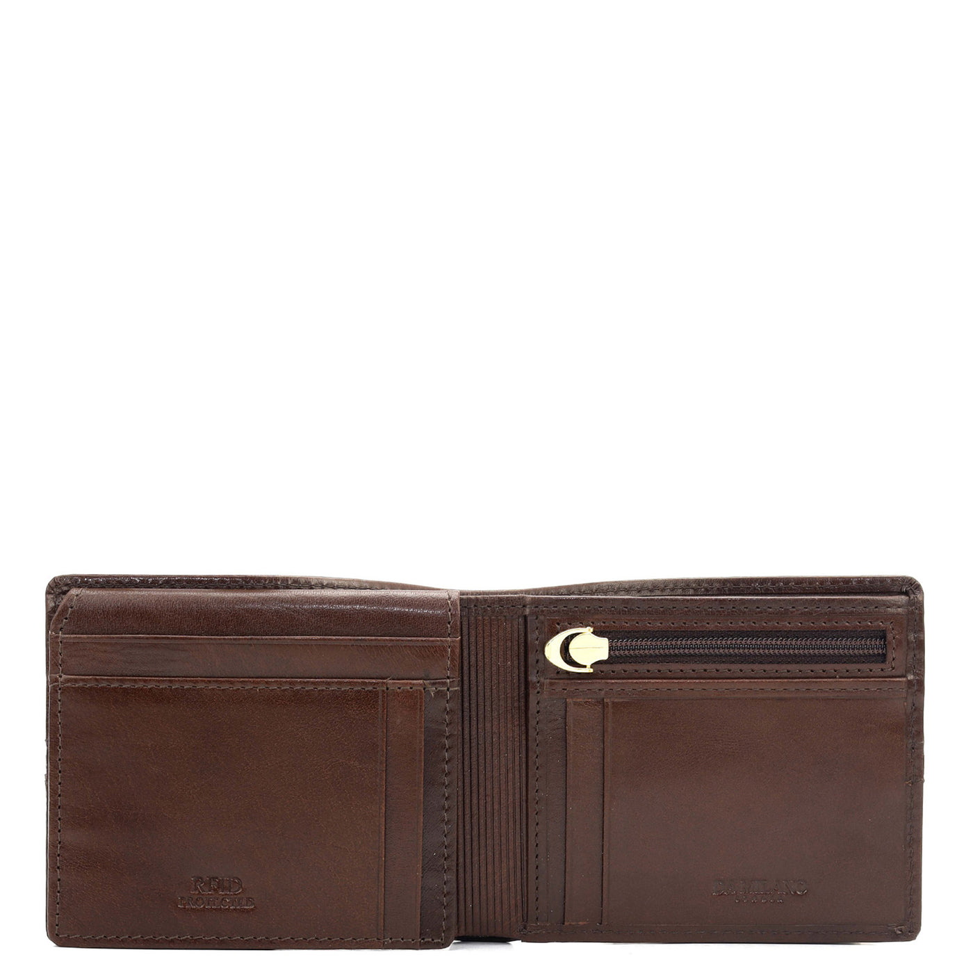 Brown Bifold Leather Mens Wallet