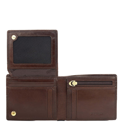 Brown Bifold Leather Mens Wallet