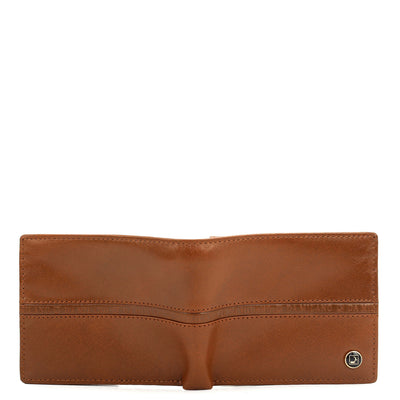 Cognac Bifold Leather Mens Wallet