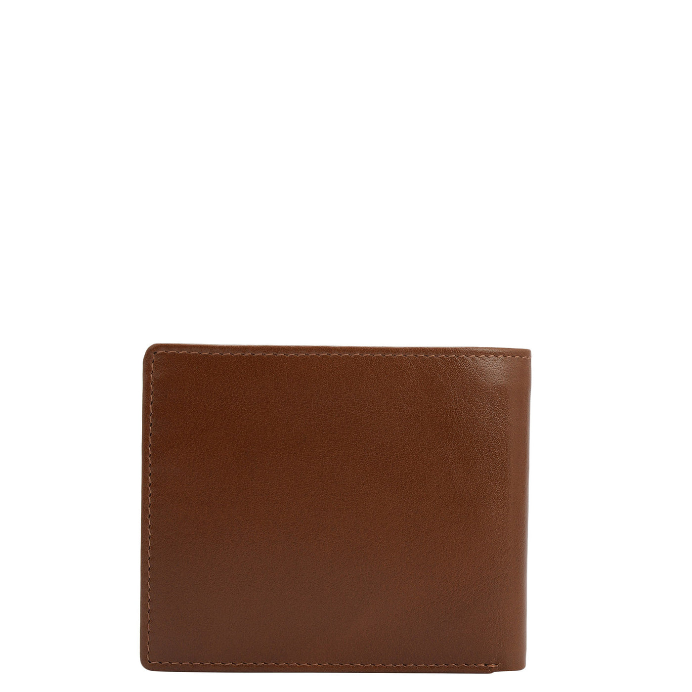 Cognac Bifold Leather Mens Wallet