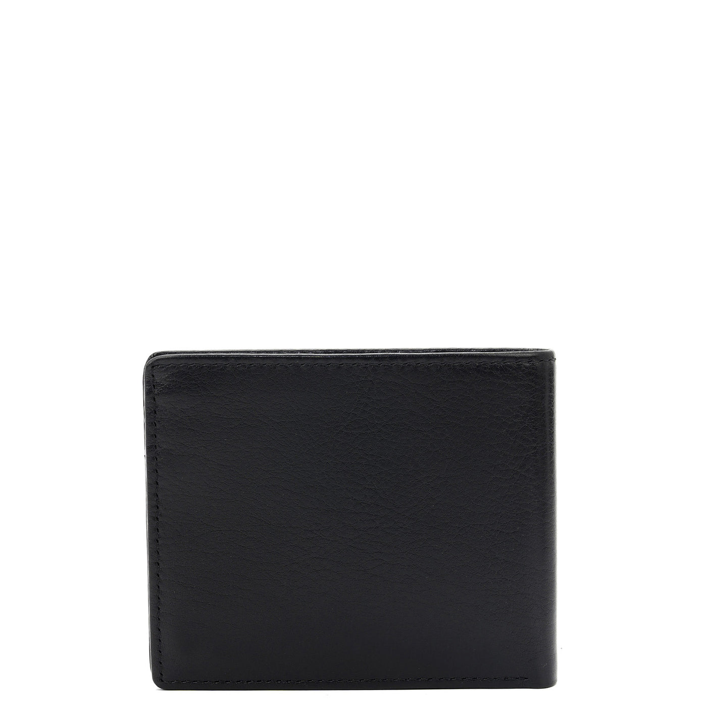 Black Bifold Leather Mens Wallet